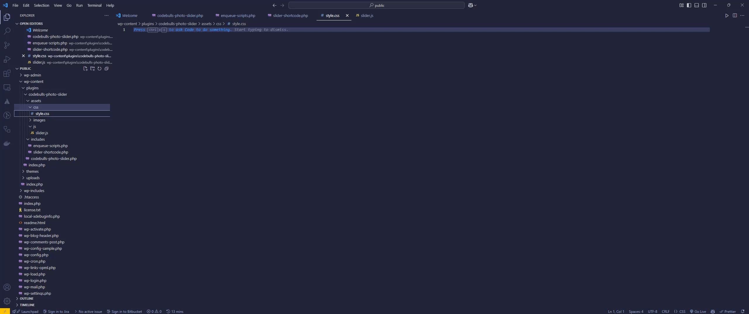 Agregar Estilos para Plugin de WordPress