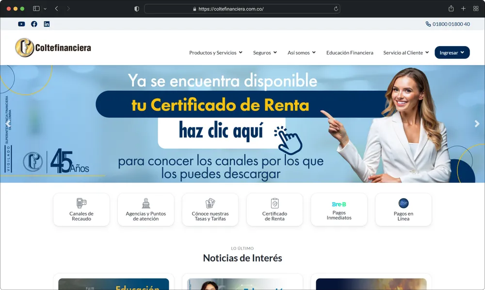Coltefinanciera — view 1